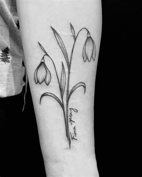 30 Pretty Snowdrop Tattoos to Inspire You | Style VP