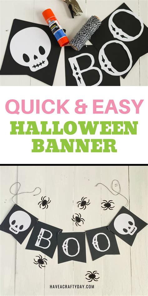 Diy cricut halloween banner – Artofit