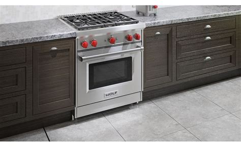 30" Gas Range GR304 Wolf Rangetop