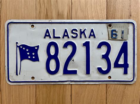 1961 Alaska License Plate – RusticPlates