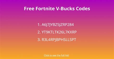 35+ Free Fortnite V-Bucks Codes - Followchain