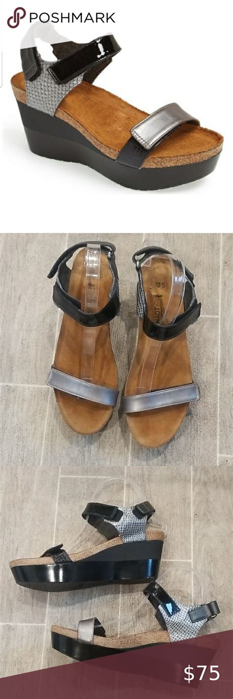 Naot Gray & Black Miracle Leather Sandal in 2021 | Leather sandals ...