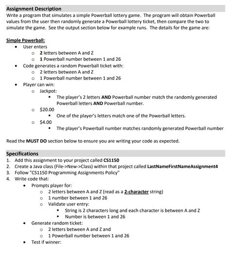 Solved Assignment Description Write a program that simulates | Chegg.com