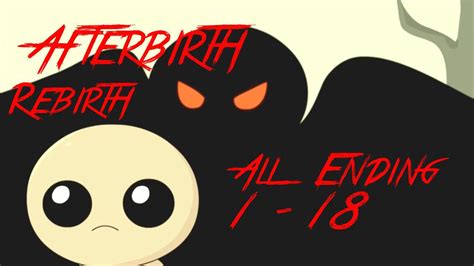 The Binding of Isaac: Rebirth & Afterbirth - All Endings (Tutti i ...