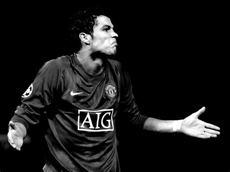 Wallpaper Grill: Cristiano Ronaldo In Black And White Pictures