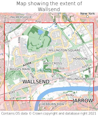 Where is Wallsend? Wallsend on a map