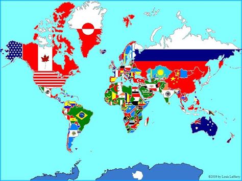 World Flag Map