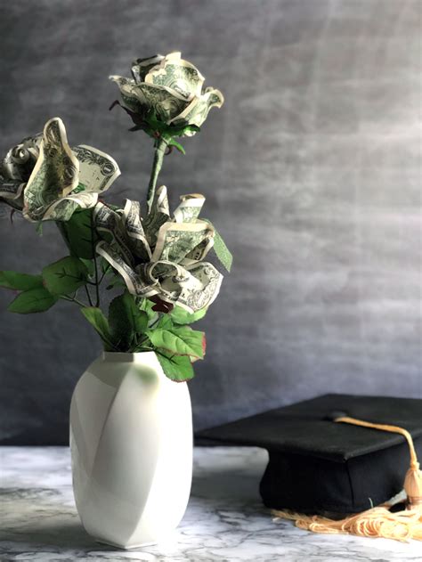 Money rose money flowersmoney bouquet money flower origamigraduation bouquet graduation flowers ...