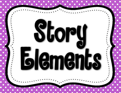 Story elements posters