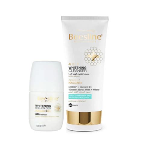 Buy Beesline Whitening Deodorant Fragrance Free 50 ml + 4in1 Whitening Cleanser 150 ml online at ...