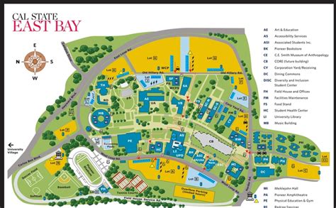 Hayward Campus Maps | CSUEB