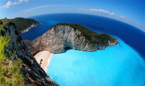 Shipwreck beach in Zakynthos, Greece