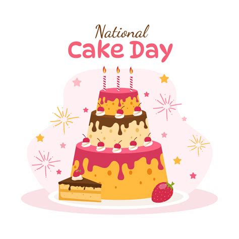 11 National Cake Day Vector Illustration - MasterBundles