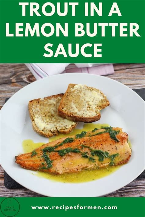 Pan Fried Trout with Lemon Butter Sauce - an easy restaurant quality ...