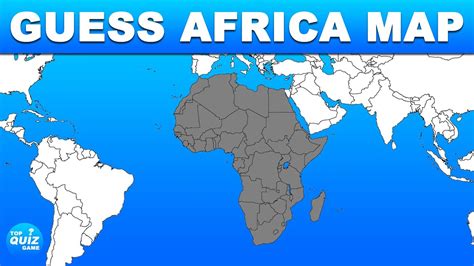 Guess All Countries On Africa Map - Quiz Guess The Country - YouTube
