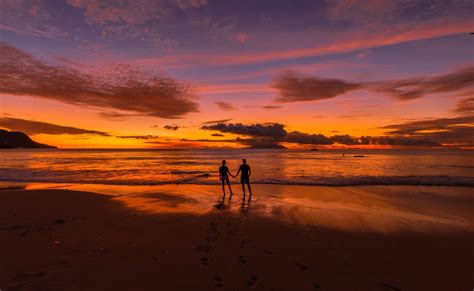 Sunset, Beau Vallon beach, Seychelles, Seychelles