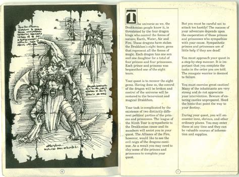 Drakkhen (SNES) - Instruction Booklet Scans - The Gamer's Journal