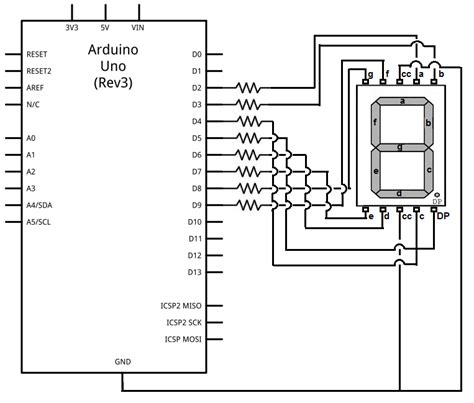 How to Drive a 7 Segment LED Display with an Arduino