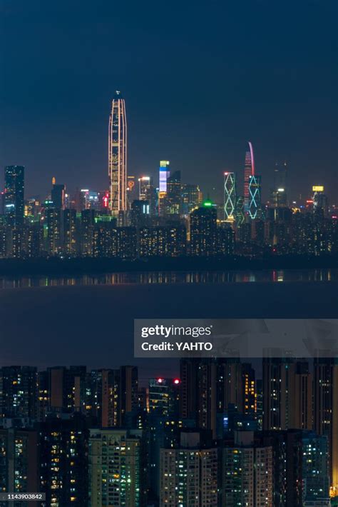 Shenzhen Skyline At Night High-Res Stock Photo - Getty Images