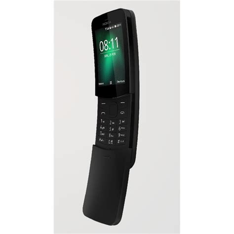 NOKIA 8110 4G DUAL SIM BLACK MOBILE PHONE - MegaTeL