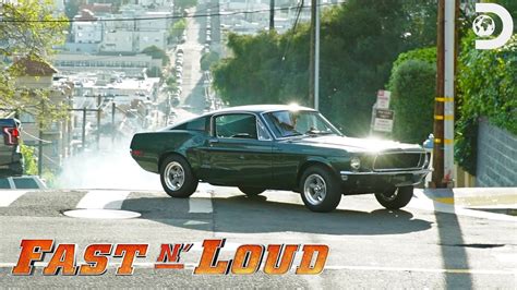 Behind the Scenes: Recreating the Famous Steve McQueen Bullitt Car Chase | Fast N' Loud - YouTube