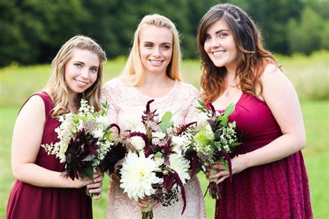 Delicious Gold & Maroon Autumn Barn Wedding Inspiration