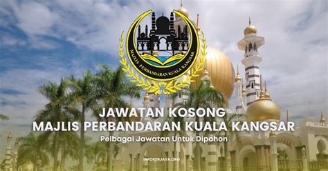 Jawatan Kosong Majlis Perbandaran Kuala Kangsar • Jawatan Kosong Terkini