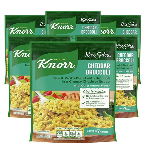 Amazon.com : Knorr Rice Sides Cheddar Broccoli, 5.7 Ounce (Pack of 6) : Grocery & Gourmet Food