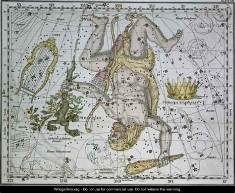 Hercules from A Celestial Atlas - A. Jamieson - WikiGallery.org, the largest gallery in the world