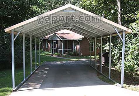 Carport - One Car 1 Sample A | Carport designs, Metal carports, Portable carport