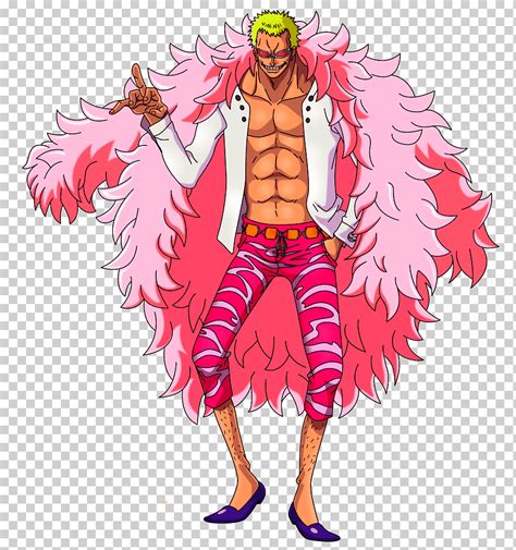 Donquixote doflamingo mono d. luffy nico robin una pieza akainu, flamencos, manga, personaje de ...