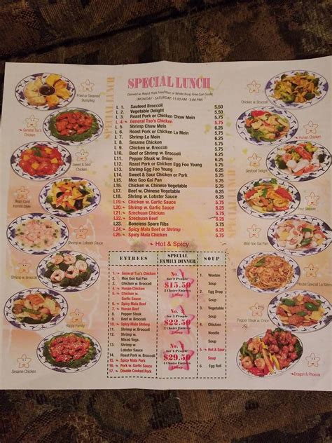 Menu at Kin's Wok Chinese Restaurant, Dinwiddie