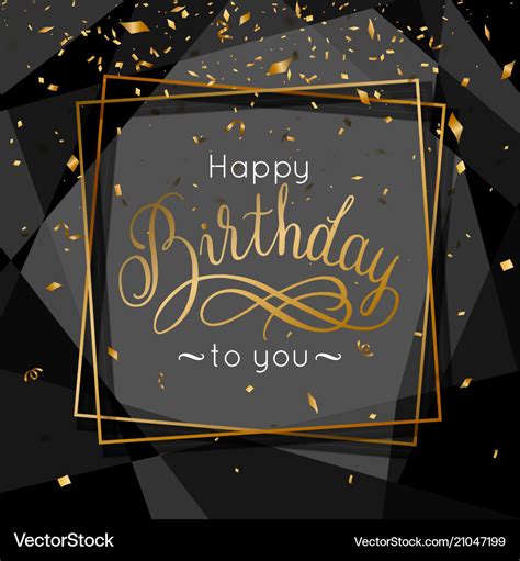 Birthday congratulations greeting card Royalty Free Vector