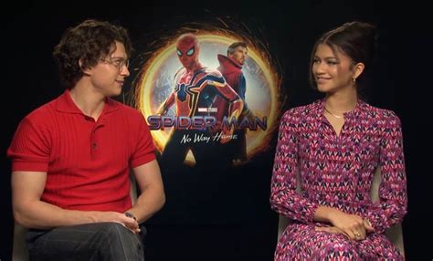 Tom Holland and Zendaya Spider-Man No Way Home interview | Tom holland, Zendaya interview, Zendaya