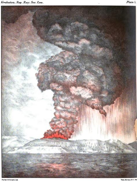 Before the tsunami that killed hundreds, Krakatoa’s massive eruption in ...