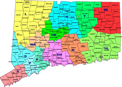 Printable Map Of Ct Towns - prntbl.concejomunicipaldechinu.gov.co