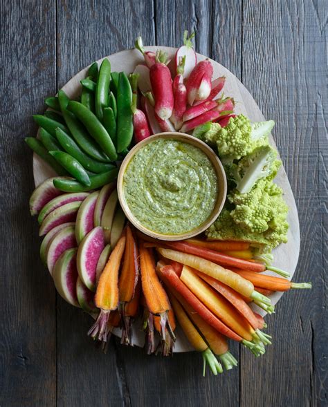 Best Homemade Hummus with Crudites Recipe - The Yellow Table