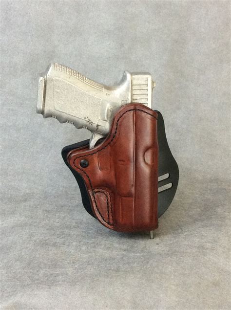 ETW Holsters Glock 19/23/32 OWB Custom Leather Paddle Holster