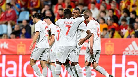 Spain 1-2: Switzerland: Manuel Akanji and Breel Embolo produce Nations ...