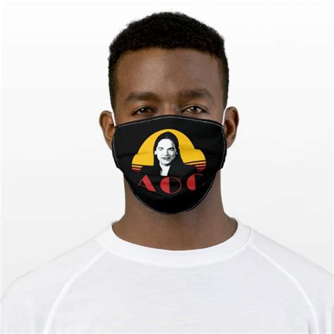 AOC Alexandria Ocasio-Cortez Retro Vintage Cloth Face Mask | Zazzle.co.uk