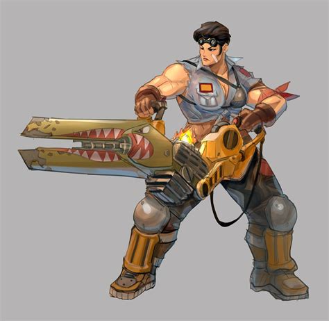 Overwatch Junker Zarya skin concept by kewminus on DeviantArt