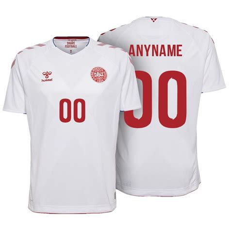 Men's Denmark 2018 World Cup Away White Custom Jersey | Jersey, Custom jerseys, Football