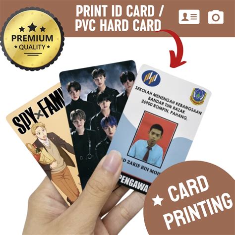 ID Card Thank You Card Card Printing Birthday Card Kad Gift Gambar Kpop Blackpink Bts Photo Card ...