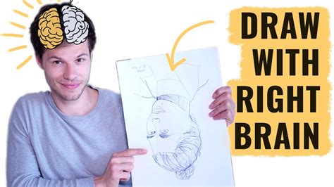 Drawing Upside Down Faces (Trick to Draw Better!) - YouTube