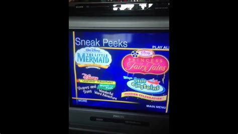 Sneak Peeks Menu - YouTube