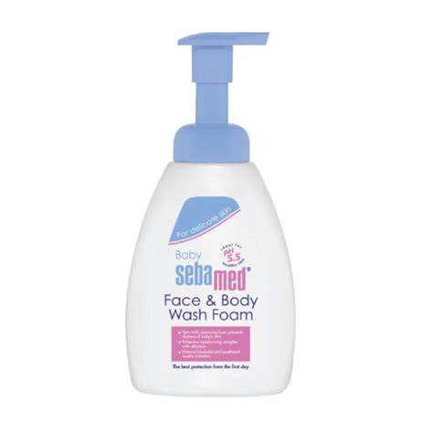 SEBAMED BABY FACE & BODY WASH FOAM 400ML - Bella Cura