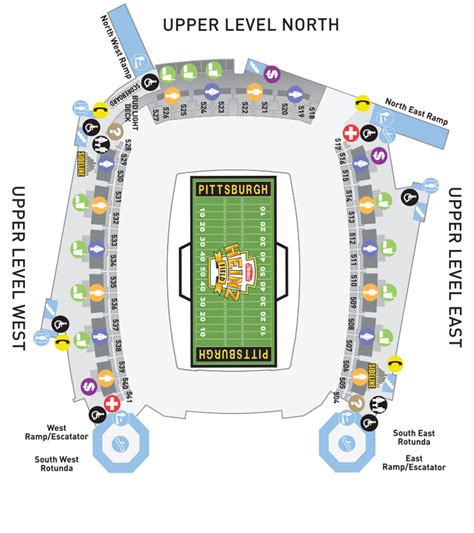 Heinz Field Seating Charts and Stadium Diagrams