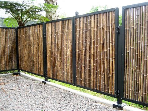 Yard, Garden & Outdoor Living Home Garden Fake Bamboo Fence PVC Privacy Screening Border Panel ...