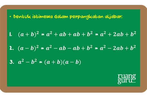 Cara Menyelesaikan Operasi Perpangkatan pada Bentuk Aljabar ...