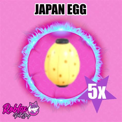 Japan Egg x5 Adopt Me